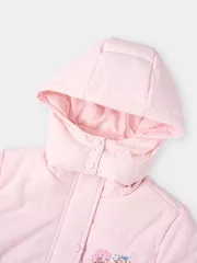 Áo Phao Bé Gái 5S Fashion Có Mũ Rời Dễ Thương G0APH25003