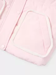 Áo Phao Bé Gái 5S Fashion Có Mũ Rời Dễ Thương G0APH25003