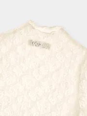 Áo Thun Ren Bé Gái Dài Tay 5S Fashion Cổ Bèo G0ATH25005