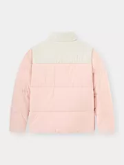 Áo Phao Cho Bé Can Phối Nhung Cổ Trụ 5S Fashion K0PHF25001