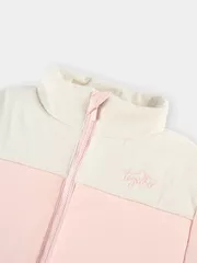 Áo Phao Cho Bé Can Phối Nhung Cổ Trụ 5S Fashion K0PHF25001