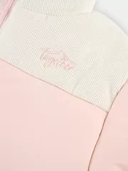 Áo Phao Cho Bé Can Phối Nhung Cổ Trụ 5S Fashion K0PHF25001