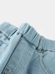 Quần Jean Cho Bé Unisex 5S Fashion Cạp Chun Co Giãn K0QJE25003