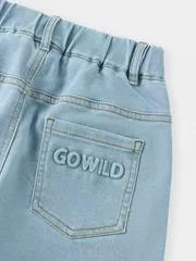 Quần Jean Cho Bé Unisex 5S Fashion Cạp Chun Co Giãn K0QJE25003