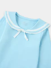 Áo Thun Bé Gái 5S Fashion Cổ Thủy Thủ Dễ Thương G0ATH25002