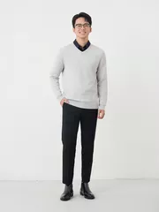 Quần Tây Nam 5S Fashion Phom Smart fit Trơn Basic M0QAU25034