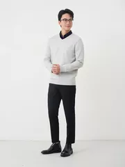 Quần Tây Nam 5S Fashion Phom Smart fit Trơn Basic M0QAU25034