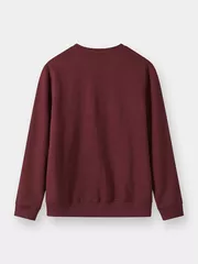 Áo Nỉ Nam 5S Fashion Trơn Thêu Logo Phom Slimfit M0ANI25008