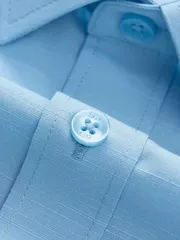 Áo Sơ Mi Nam Ngắn Tay 5S Fashion Xanh Aqua ASC24068