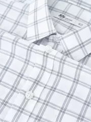 Áo Sơ Mi Nam Ngắn Tay 5S Fashion Kẻ Ô Phom Regular M0ASC26062