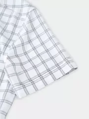 Áo Sơ Mi Nam Ngắn Tay 5S Fashion Kẻ Ô Phom Regular M0ASC26062