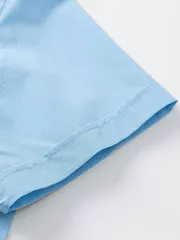 Áo Sơ Mi Nam Ngắn Tay 5S Fashion Xanh Aqua ASC24068