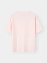 Áo Thun Nữ Ngắn Tay 5S Fashion In Chữ Phom Loose Fit W0ATS26035