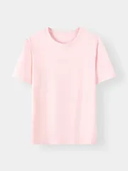 Áo Thun Nữ Cotton 5S Fashion In BREZEE Phom Regular WBATS26004