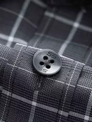 Áo Sơ Mi Ngắn Tay Nam 5S Fashion Ghi Kẻ Trắng ASC24066