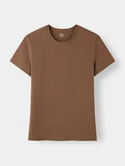 Áo Thun Ngắn Tay Nữ 5S Fashion Trơn Phom Slimfit W0ATS26003