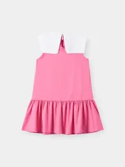 Váy Sát Nách Bé Gái 5S Fashion Cổ Sen Phối Dễ Thương G0VAY26009