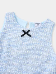 Váy Bé Gái 5S Fashion Vải TWEED Phối Nơ Xinh Xắn G0VAY25005