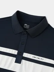 Áo Polo Nam INFINITY STRIPE 5S Fashion Can Phối Kẻ Phom Slimfit M0APC26077