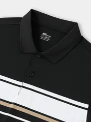 Áo Polo Nam 5S Fashion Phối Sọc Kẻ Ngang Phom M0APC26090