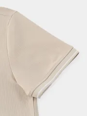 Áo Polo Nam 5S Fashion Cổ Khóa Vải Hiệu Ứng Phom Slimfit M0APC26014