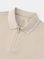 Áo Polo Nam 5S Fashion Cổ Khóa Vải Hiệu Ứng Phom Slimfit M0APC26014