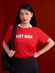 Áo Thun Unisex 5S Fashion Cotton Phom Casual Fit, Tự Hào Việt Nam U0ATS26051