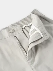 Quần Short Kaki Nam 5S Fashion Cạp Cúc Phối Chun Họa Tiết Tinh Tế M0QSK26013