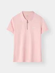 Áo Polo Nữ 5S Fashion Cổ Zipper Phom Regular M0APC26007