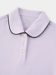 Áo Polo Nữ Cổ Cách Điệu 5S Fashion Phom Regular W0APC26009
