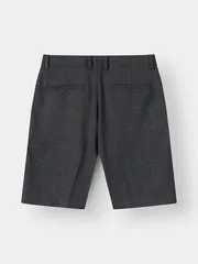 Quần Short Âu 5S Fashion Kẻ Ô Đứng Phom Dáng Regular M0QSA26009