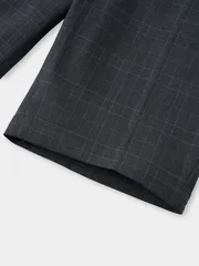 Quần Short Âu 5S Fashion Kẻ Ô Đứng Phom Dáng Regular M0QSA26009