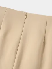 Chân Váy Dài Nữ 5S Fashion Phối Đai Phom Regular W0CVD26004