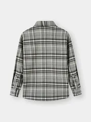 Áo Sơ Mi Bé Trai 5S Fashion Kẻ Caro Phom Regular B0ASM25002