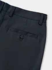 Quần Short Kaki Nam 5S Fashion FLEX-WAIST Cạp Cúc Phối Chun M0QSK26007