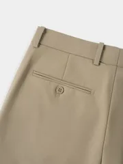 Quần Tây Nam 5S Fashion Phom Regular Trơn Lịch Lãm M0QAU25009
