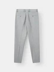 Quần Tây Nam 5S Fashion Màu Ghi Phom Regular M0QAU25013
