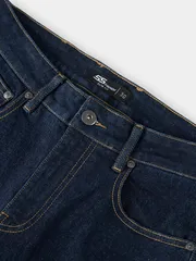 Quần Jean Nam 5S Fashion Phom Slimfit Chần Chỉ Nổi M0QJE25009