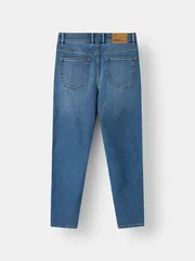Quần Jean Nam 5S Fashion Trơn Phom Regular M0QJE25011