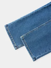 Quần Jean Nam 5S Fashion Trơn Phom Regular M0QJE25011