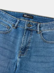 Quần Jean Nam 5S Fashion Trơn Phom Regular M0QJE25011