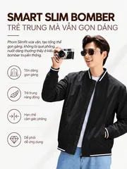 Áo Khoác Bomber Nam 5S FASHION Daily Jacket Vải Hiệu Ứng M0AKB26005