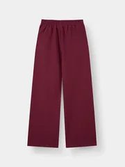 Quần Nỉ Nữ 5S FASHION Soft Edge Dáng Suông Cạp Chun Thoải Mái WBQNI26018