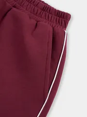 Quần Nỉ Nữ 5S FASHION Soft Edge Dáng Suông Cạp Chun Thoải Mái WBQNI26018
