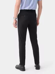 Quần Tây Nam 5S Fashion Cạp Tăng Đơ Slimfit QAU23017