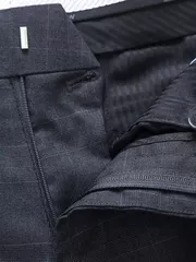 Quần Tây Nam 5S Fashion Dệt Kẻ Phom Smart Fit QAU23052