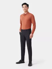 Quần Tây Nam 5S Fashion Dệt Kẻ Ô Slimfit QAU23055