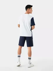 Áo Thun Nam Ngắn Tay 5S Fashion Can Phối Casual ATS24016