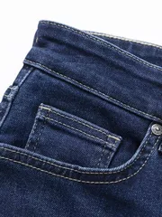 Quần Jean Nam 5S Fashion Trơn Basic Slimfit QBD23027