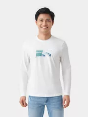 Áo Thun Nam Dài Tay Cổ Tròn 5S Fashion Slimfit ATO23009